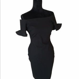 Gianni Bini Black Off Shoulder Dress